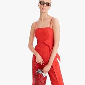 J. CREW SPAGHETTI STRAP JUMPSUIT